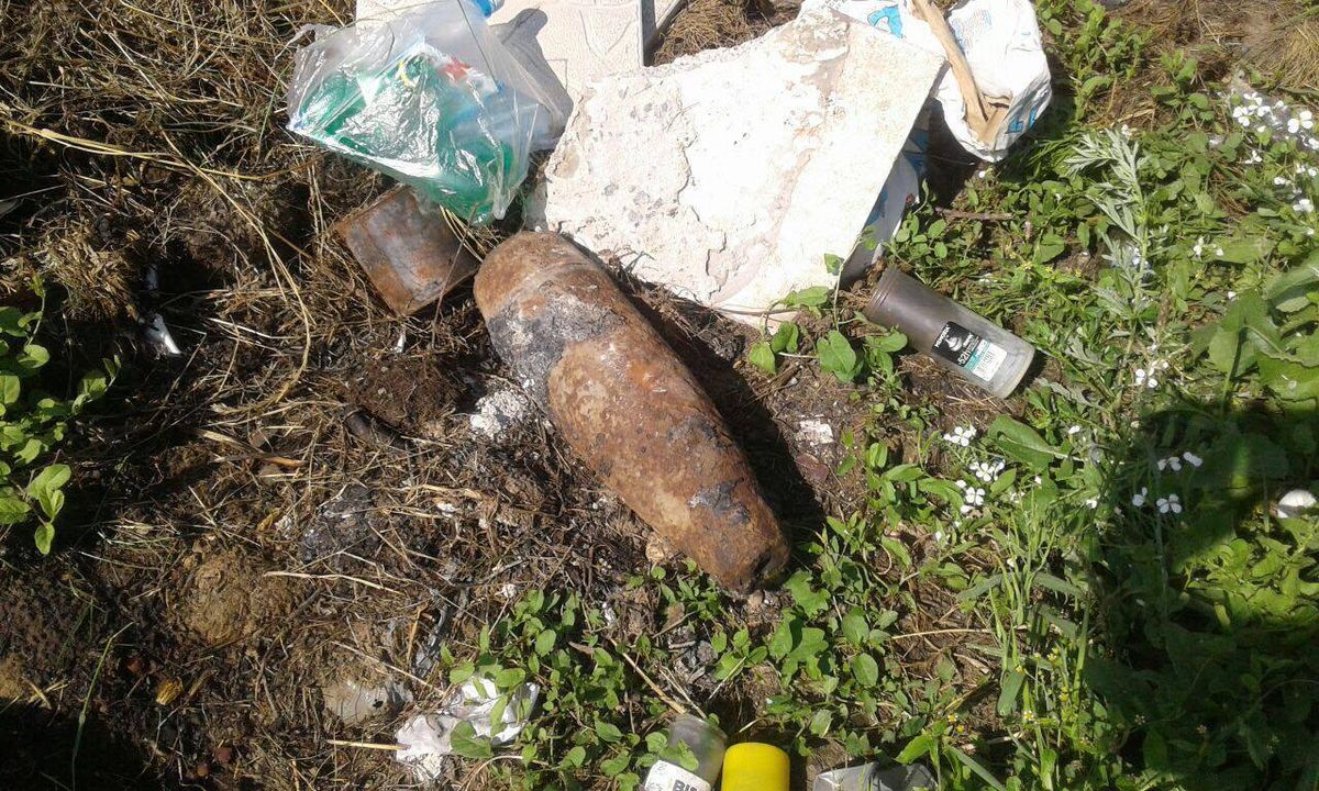  У Львові  на сміттєвому майданчику знайшли боєприпас Другої світової