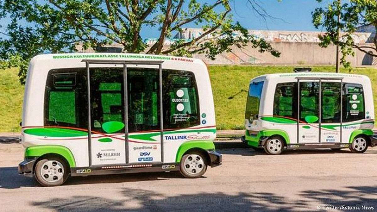 В Естонії запустили перші безпілотні автобуси