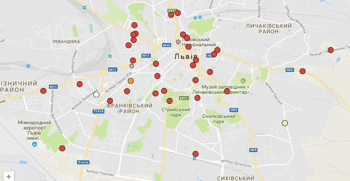 Львівська міськрада оновила карту нелегальних новобудов