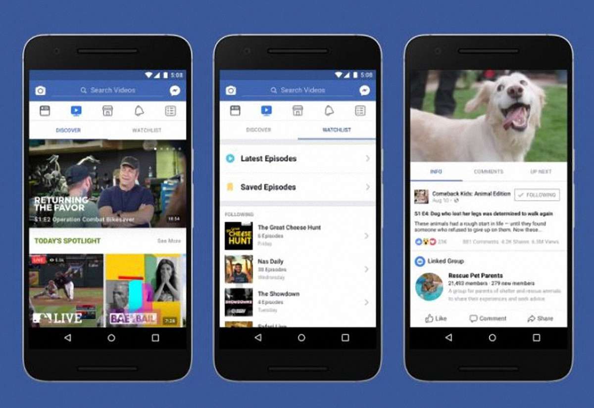 Facebook запускає відеоплатформу Watch