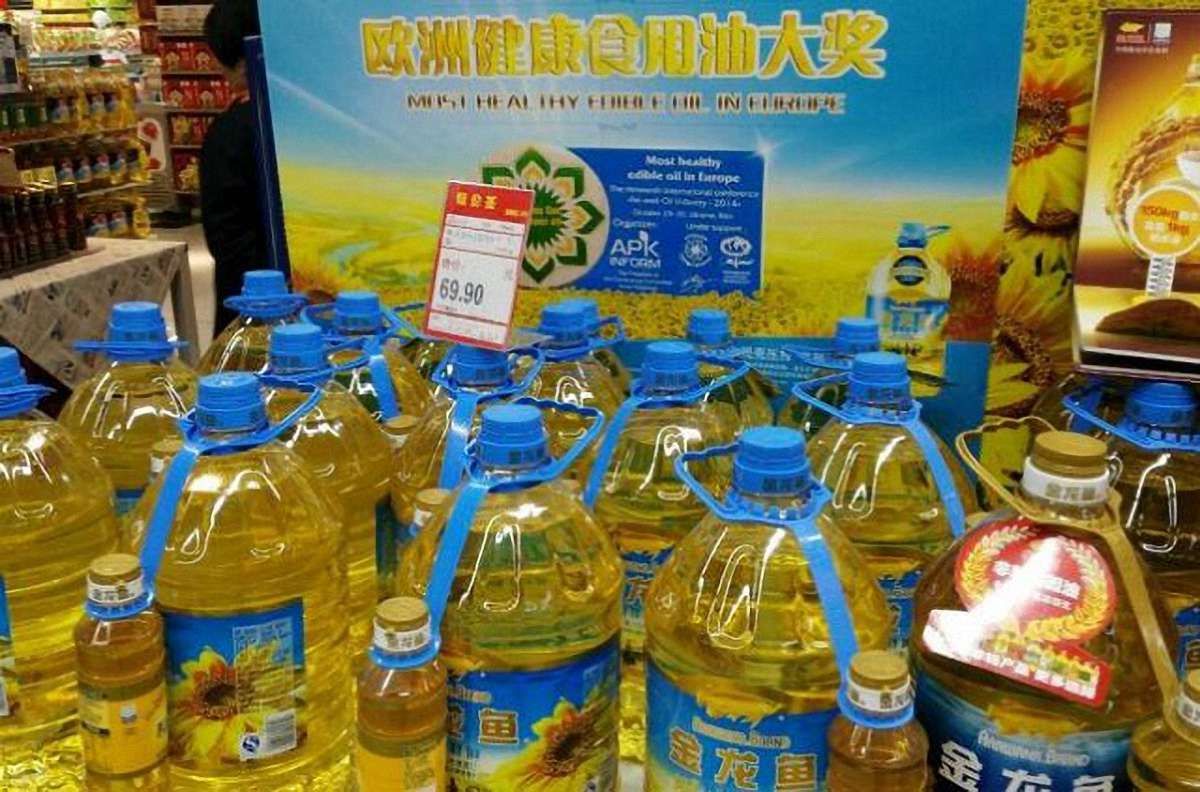 Українська соняшникова олія зайняла 40% внутрішнього ринку Китаю 