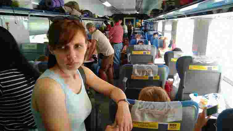 Пасажири потяга Інтерсіті «Одеса-Київ» їхали до столиці стоячи через поламку вагонів