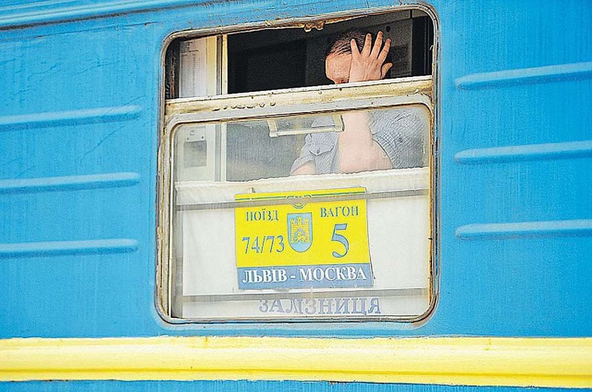Поїзд Львів-Москва є лідером із перевезення пасажирів до Росії