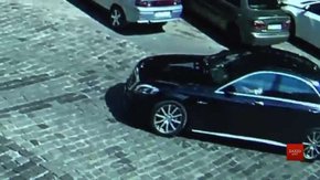 Камери спостереження зафіксували Димінського за кермом Mercedes перед ДТП