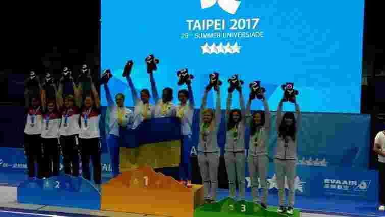 Українська жіноча команда з фехтування стала чемпіоном Універсіади