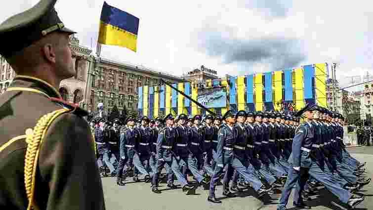 В Києві з нагоди Дня Незалежності України пройшов військовий парад