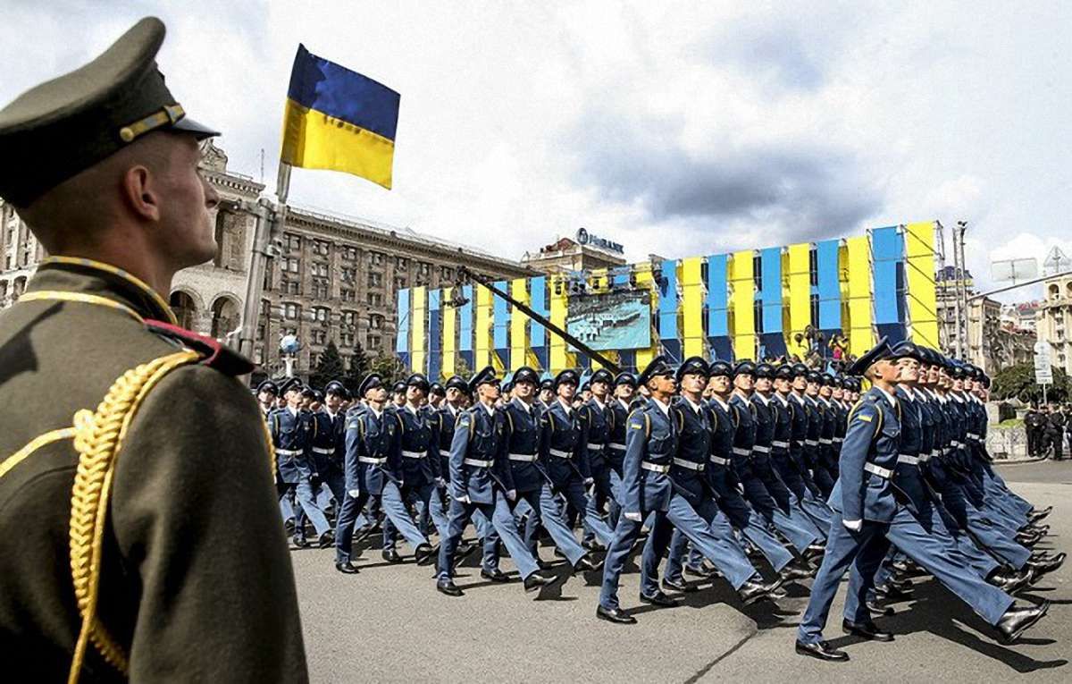 В Києві з нагоди Дня Незалежності України пройшов військовий парад
