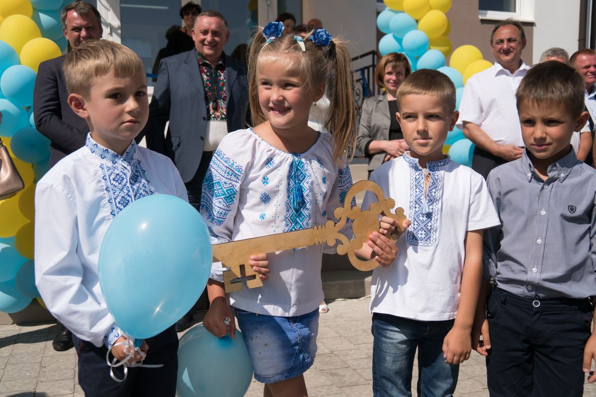 У Гамаліївці відкрили нову школу на 150 учнів