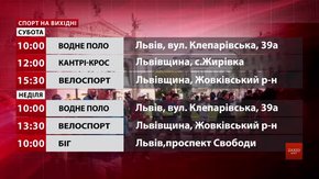 Спортивні події на вихідних у Львові