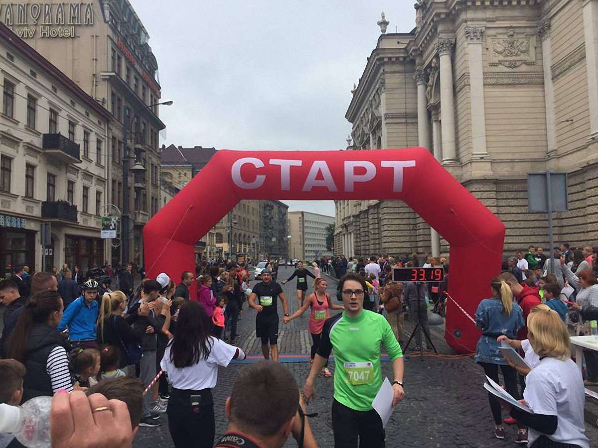 У центрі Львова пройшов забіг «Щасливий кілометр»