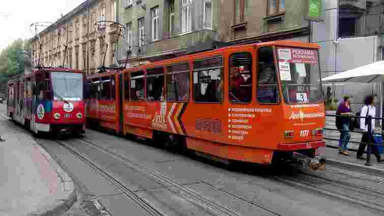 Після зміни схеми руху на вул. Франка львівські трамваї почали їздити швидше