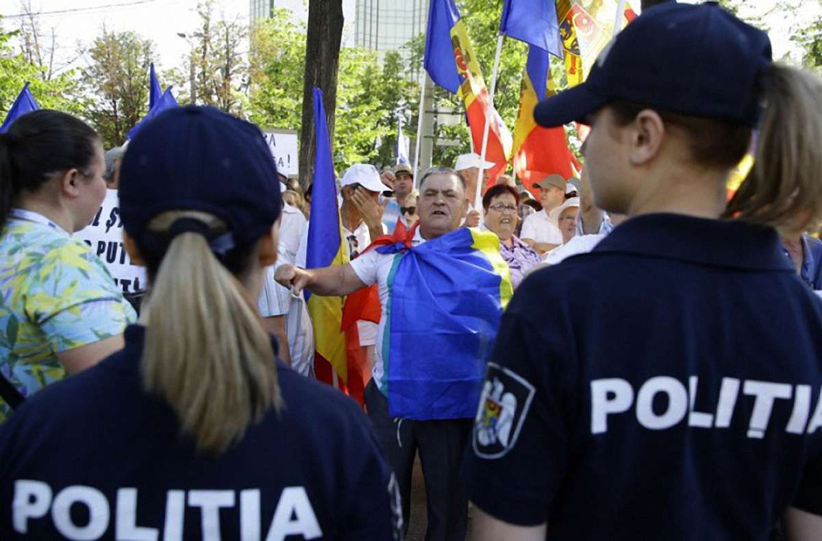 У Кишиневі кілька тисяч людей протестували проти чинної влади 