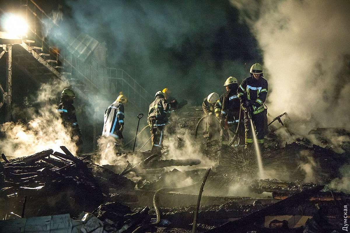 У ДСНС назвали ймовірну причину пожежі в дитячому муніципальному таборі Одеси