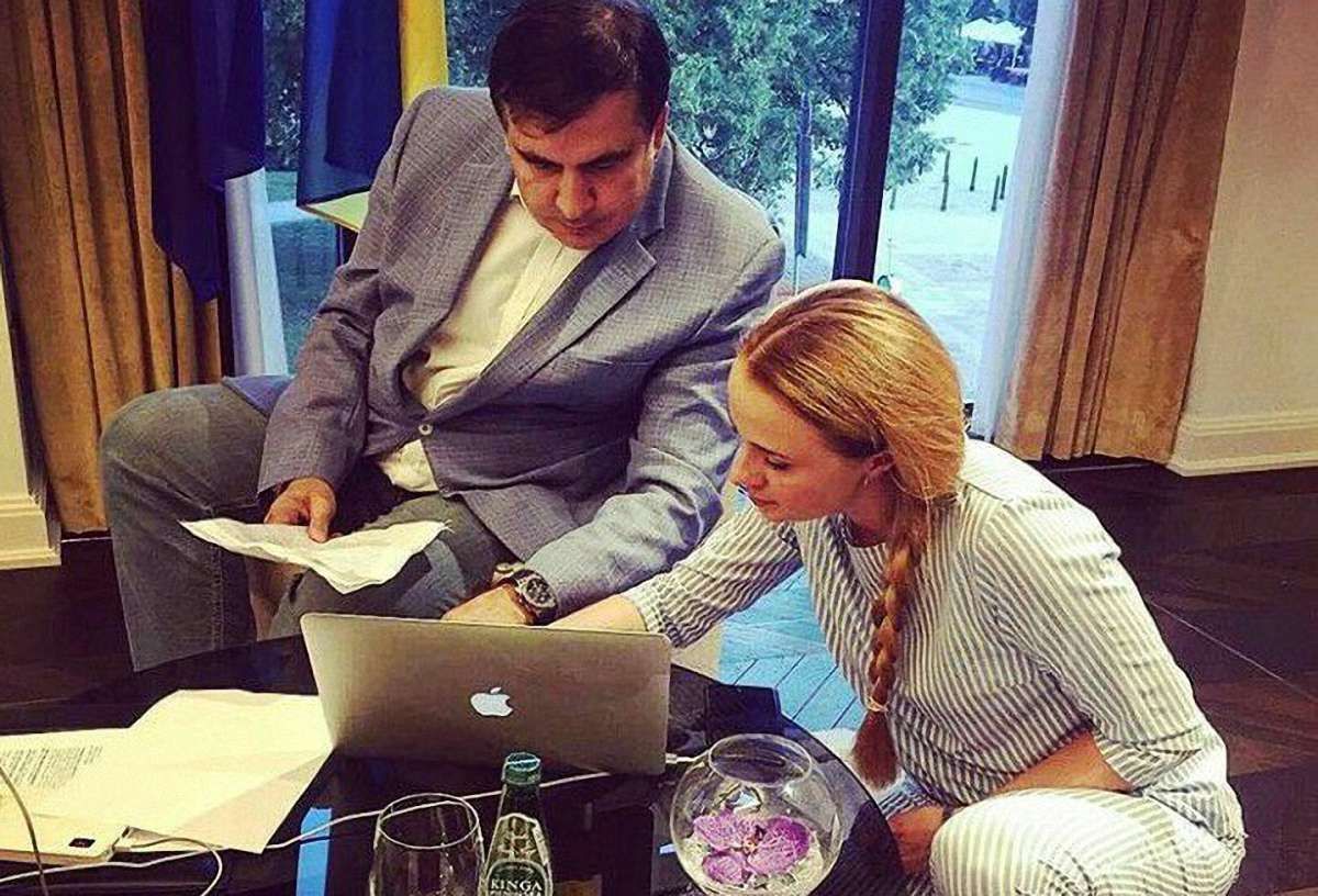 Саакашвілі звільнив свою речницю за антисемітський випад проти Порошенка