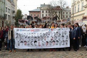 Понад тисяча студентів у Львові влаштували акцію на підтримку українських політв’язнів у Росії