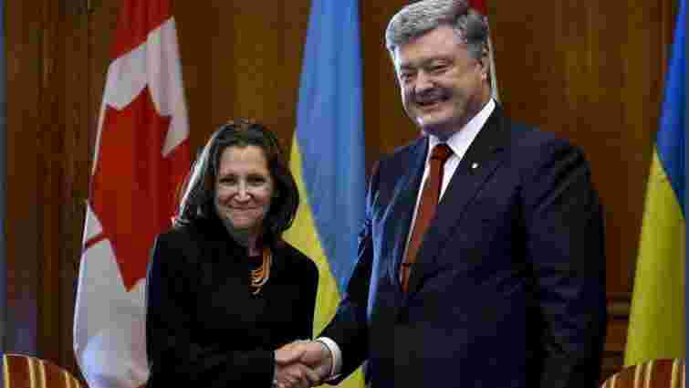 Петро Порошенко і МЗС Канади скоординували підходи щодо місії ООН на Донбасі