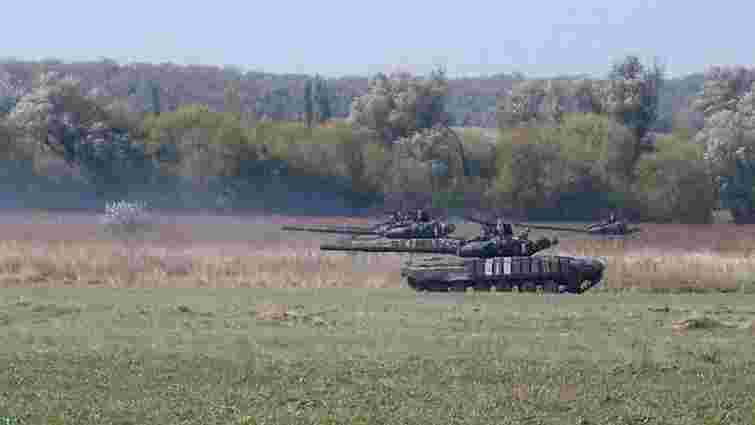 На Луганщині відбулися танкові навчання ЗСУ за стандартами НАТО