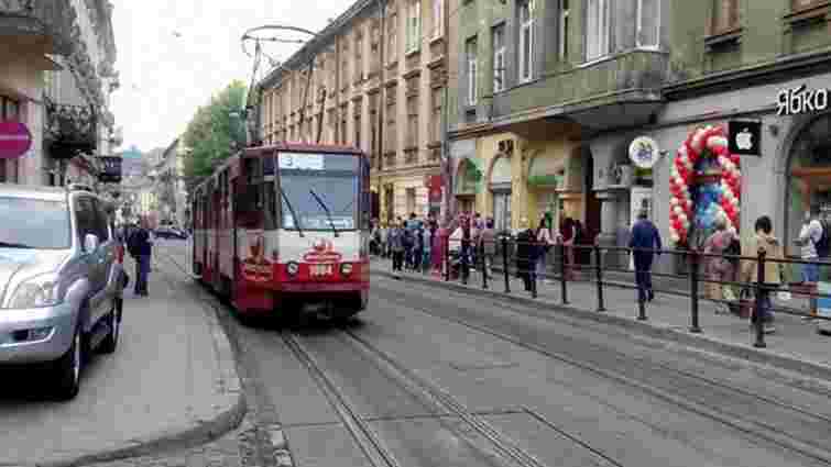 До понеділка у Львові не курсуватимуть три трамвайні маршрути