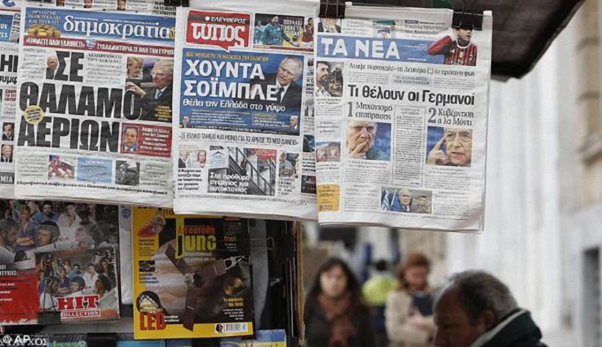 Греція на добу залишилася без новин через страйк журналістів