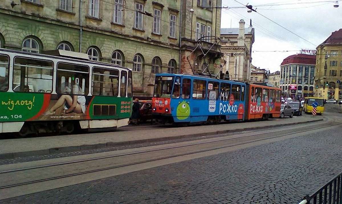 У Львові тимчасово не курсують сім трамвайних маршрутів