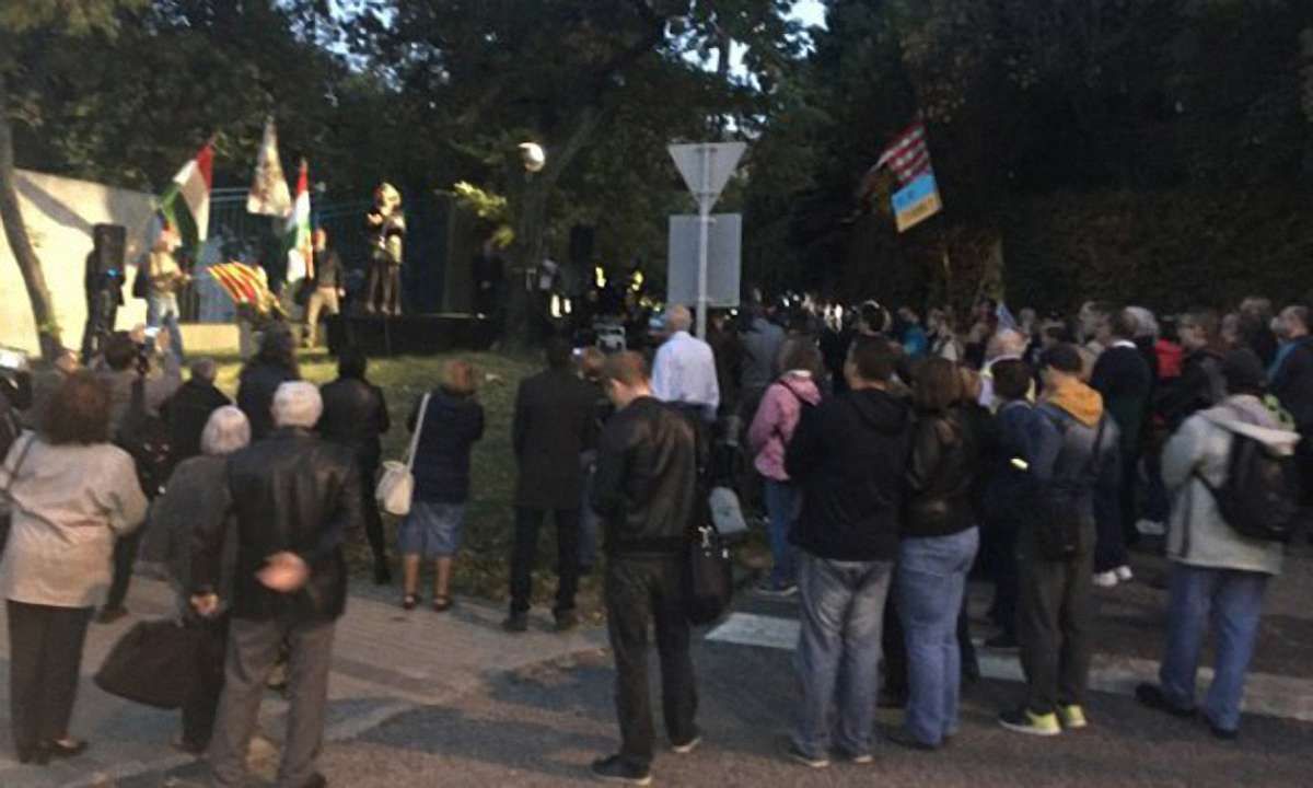 В Угорщині пройшла акція «Самовизначення для Закарпаття»