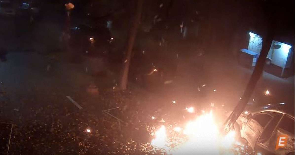 З'явилося відео моменту вибуху під час замаху на Ігоря Мосійчука