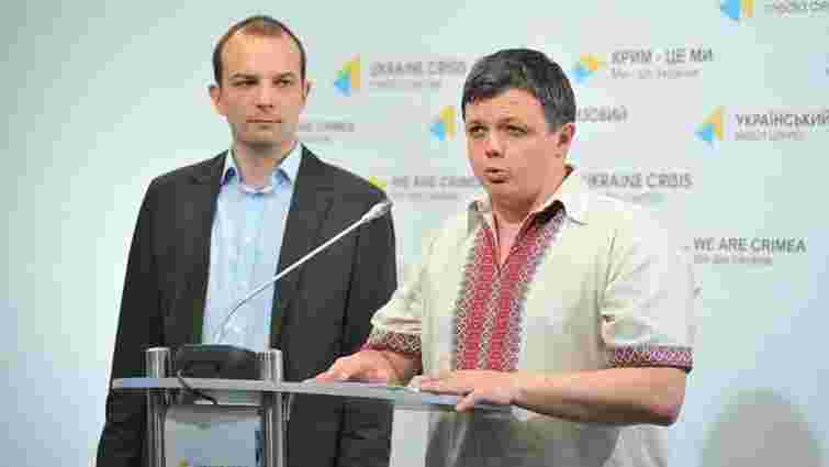Семенченко і Соболєв оголосили про блокаду бізнесу Порошенка