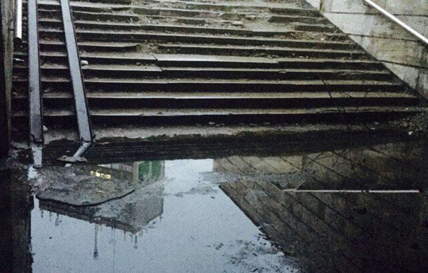 У підземному переході на вул. Стрийській-Володимира Великого розпочали ремонт