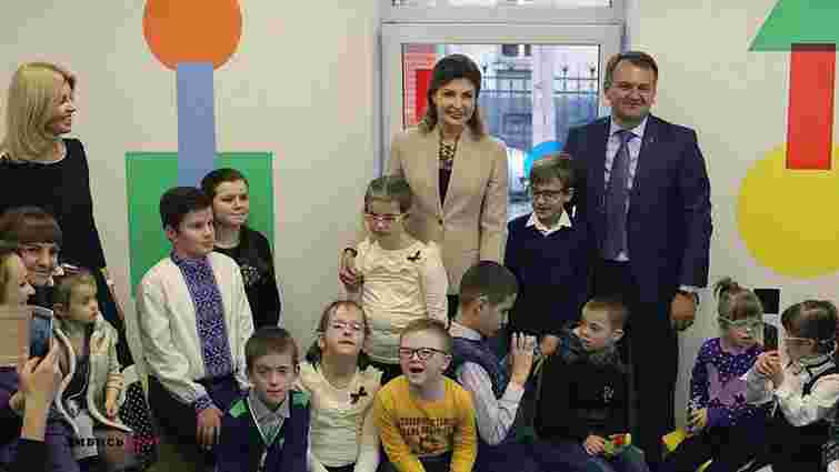 Марина Порошенко відкрила у Львові простір для дітей з інвалідністю