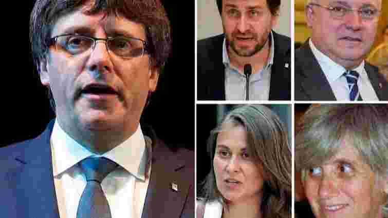 Суд Брюсселя обирає запобіжний захід лідеру Каталонії і його чотирьом соратникам