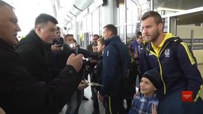 До Львова вже прилетіла збірна України з футболу