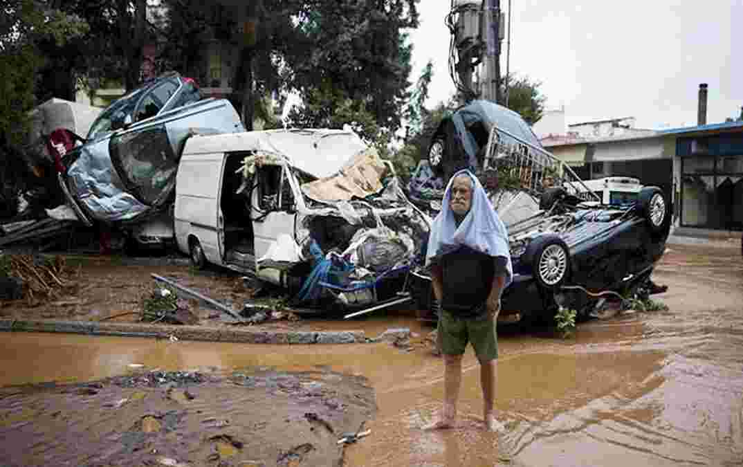 Сильні дощі та вітри вирують у східній частині Греції з початку тижня Сильні дощі та вітри вирують у східній частині Греції з початку тижня