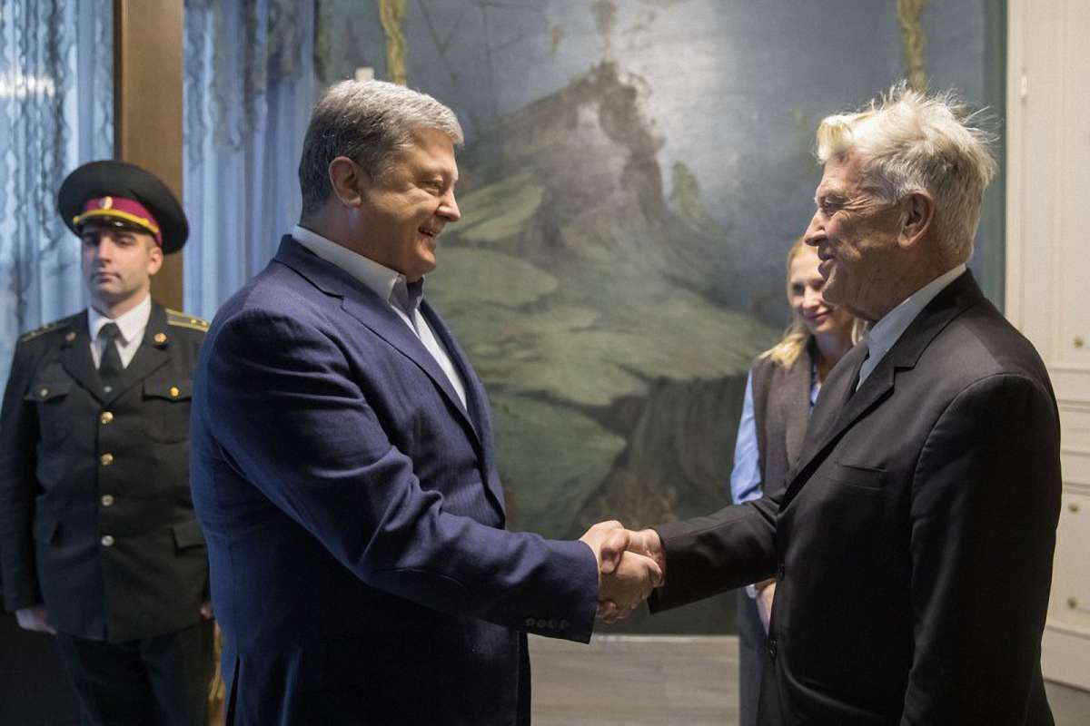 Порошенко подякував Девіду Лінчу за відкриття благодійного фонду в Україні