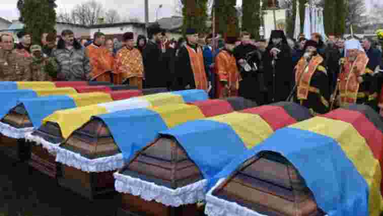 На Тернопільщині перепоховали тіла 60 членів ОУН