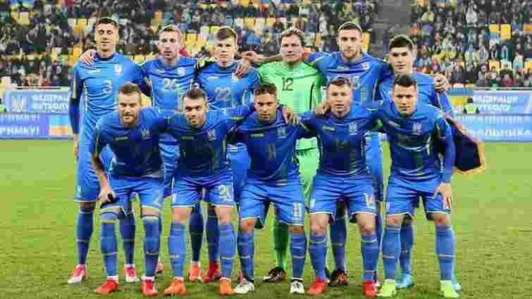 Збірна України втратила п'ять позицій у рейтингу ФІФА