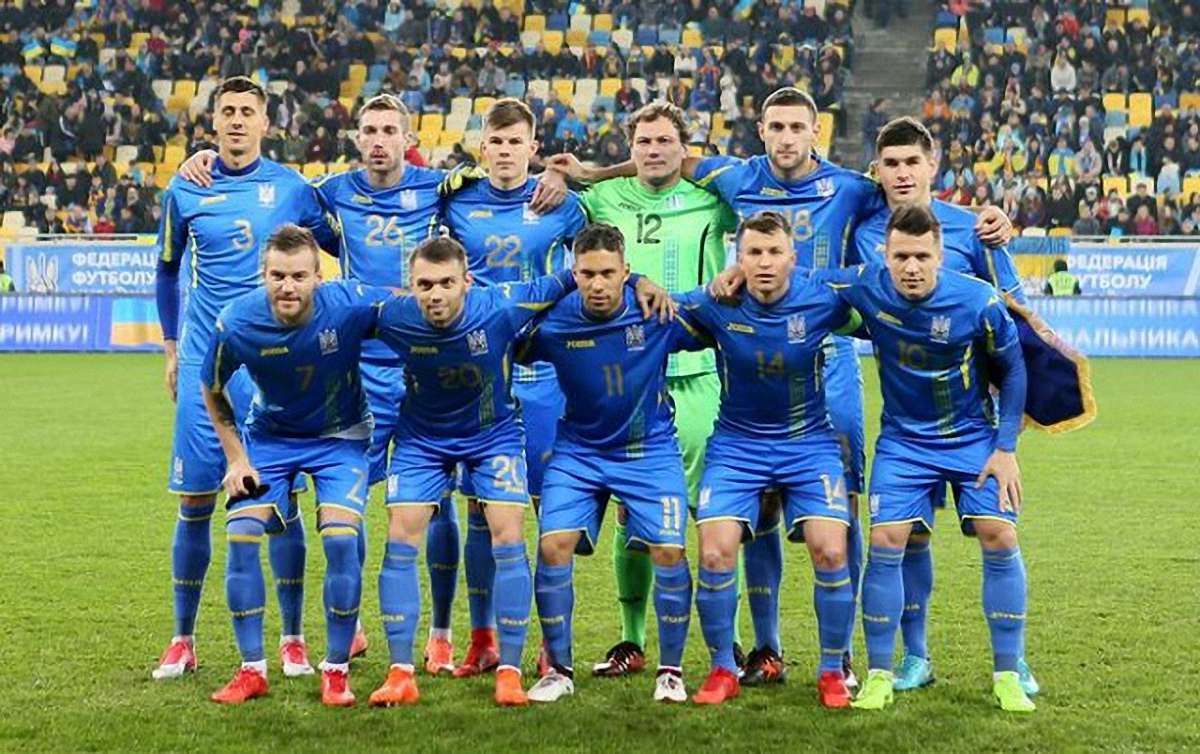Збірна України втратила п'ять позицій у рейтингу ФІФА
