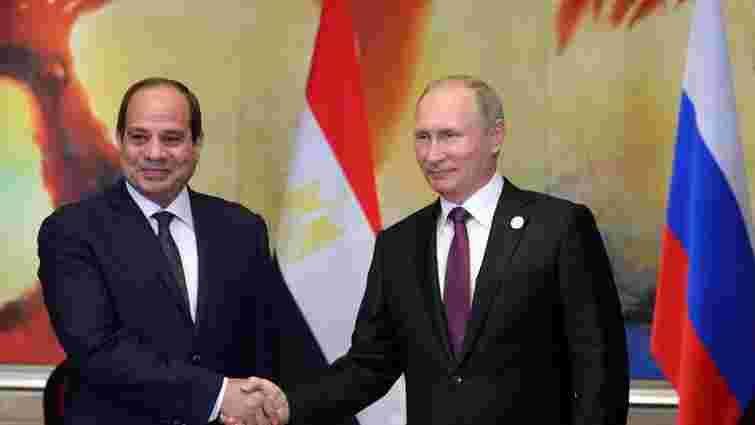 Росія схвалила проект угоди з Єгиптом про використання його баз для своїх військових літаків