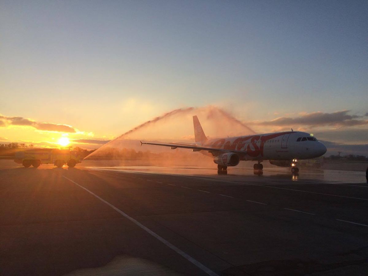 Зі Львова вилетів перший рейсовий літак Ernest Airlines до Венеції