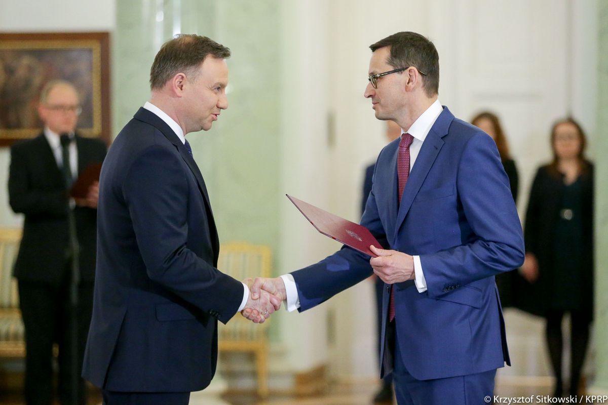 Анджей Дуда  призначив Матеуша Моравецького новим прем’єр-міністром Польщі