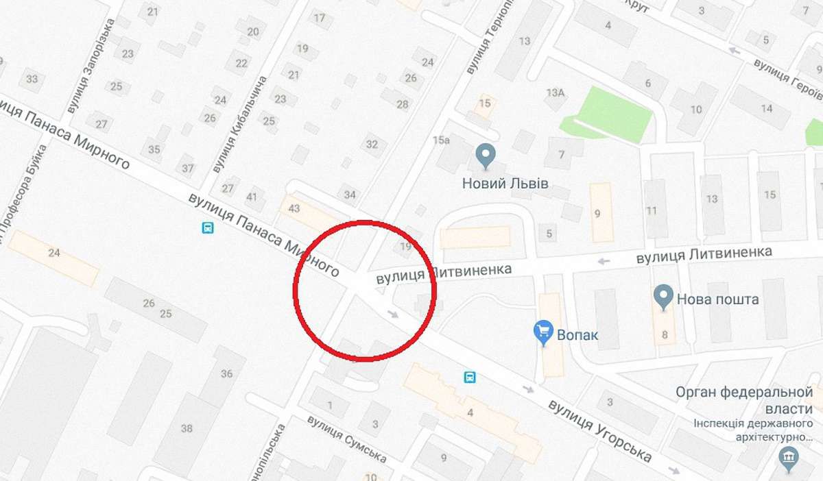 Перехрестя на Новому Львові на п'ять днів перекриють для руху транспорту