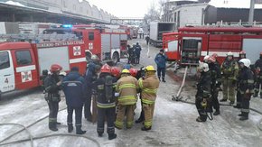 У Львові горів склад з замороженою рибою