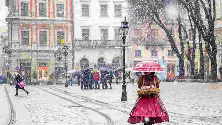 У Львові на Новий рік прогнозують мокрий сніг та дощ