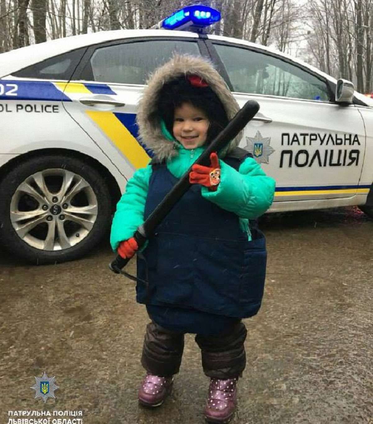У Львові діти випробували себе у ролі патрульних поліцейських