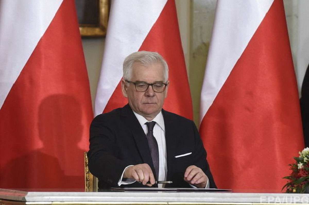Новий голова МЗС Польщі сподівається на швидке розв'язання історичних суперечок з Україною