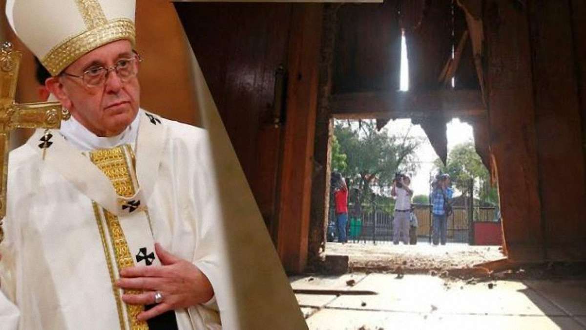 Напередодні візиту Папи Римського у столиці Чилі сталася низка вибухів біля католицьких храмів