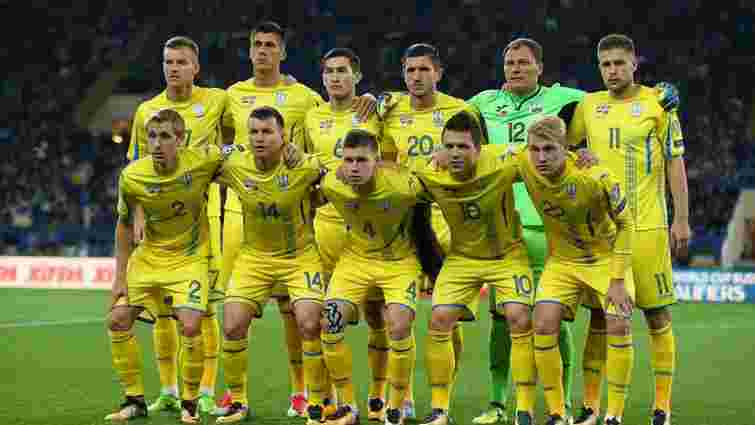 Збірна України зберегла позицію в оновленому рейтингу ФІФА