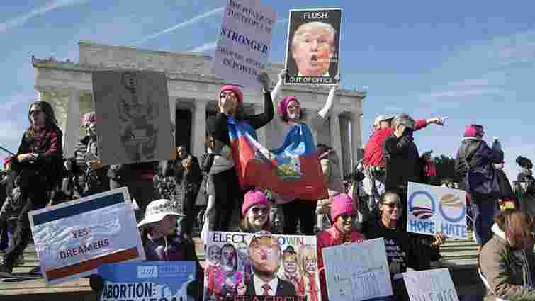 На «Марш жінок» проти Трампа у США вийшли сотні тисяч осіб