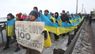 «Живий ланцюг» через Дніпро до 100-річчя незалежності України. Фото дня