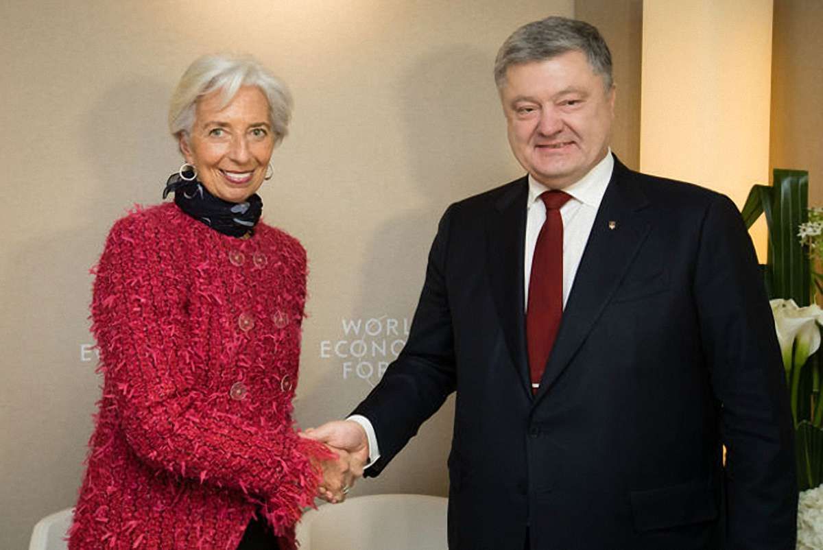 Порошенко у Давосі зустрівся з директором-розпорядником МВФ