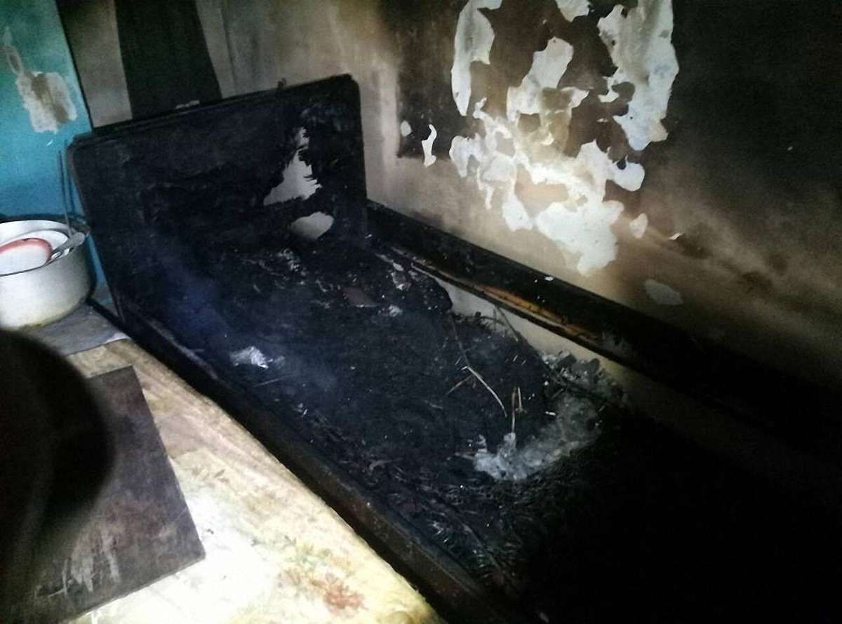 Через куріння в ліжку внаслідок пожежі в Мостиському районі загинув 45-річний чоловік